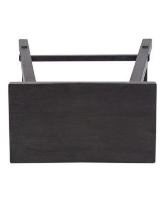 24 Inch Sawhorse Counter Stool - Slate