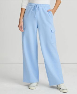 Women's Serious Sweats High Rise Wide Leg Cargo Pant - Set Bottom