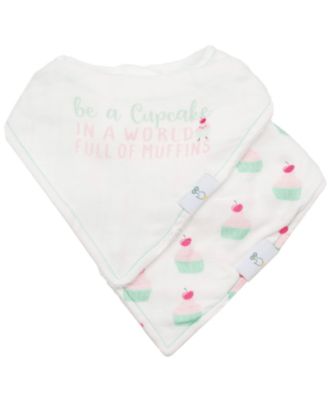 GooseWaddle Slice Slice Baby And Pizza 2 Pack Muslin Terry Cloth Bib Set - Variety 25$