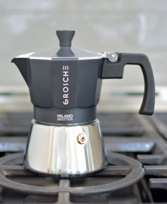 Milano Induction Stovetop 3 Cup Espresso Maker Moka Pot