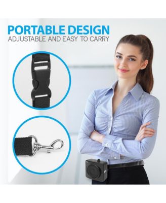 Compact Portable PA System with Headset Microphone, MP3 USB Playback, Rechargeable Battery