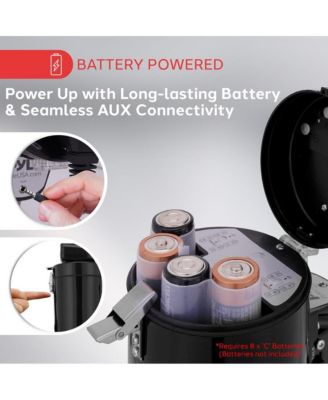 50-Watt Portable Megaphone with Siren, MP3 Input, Automatic Siren, Shoulder Strap, Lightweight