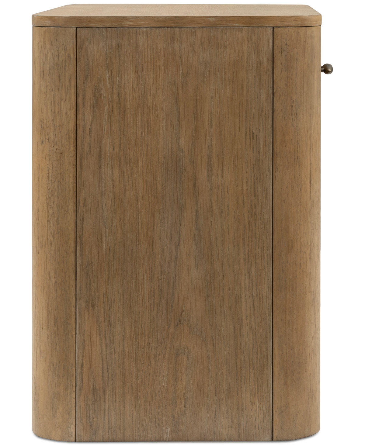 Macy's Nordic Open Nightstand In Brown