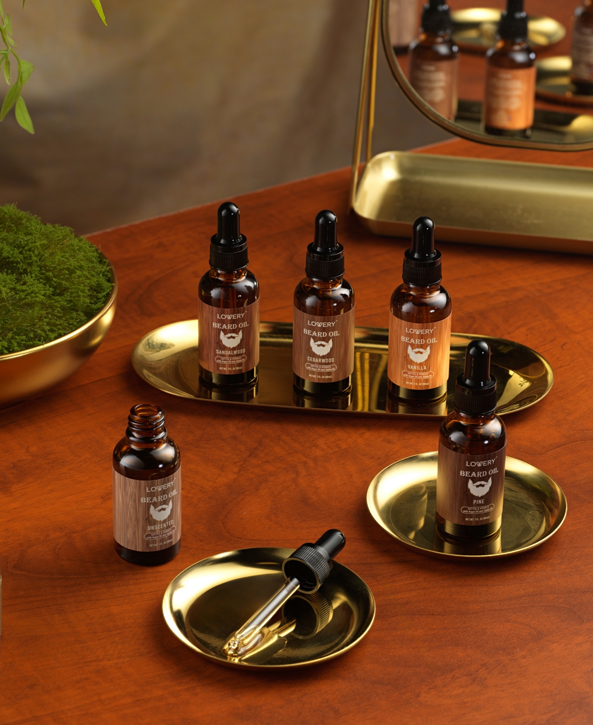 Lovery Men's 5-pc. Beard Oil Gift Set In No Color