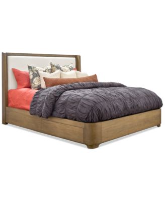 Nordic Queen Upholstered Storage Bed