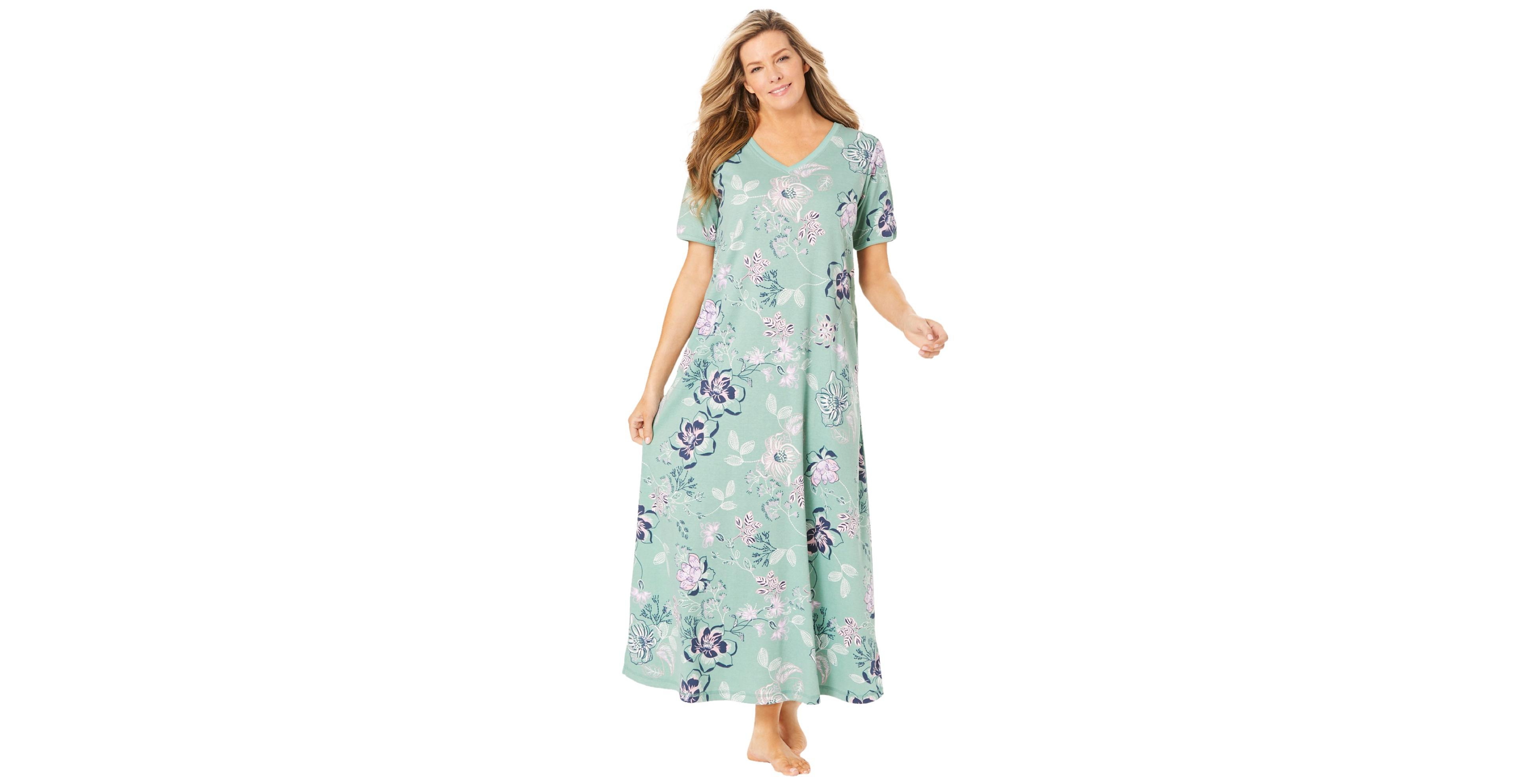 Dreams & Co. Women's Long T-Shirt Lounger
