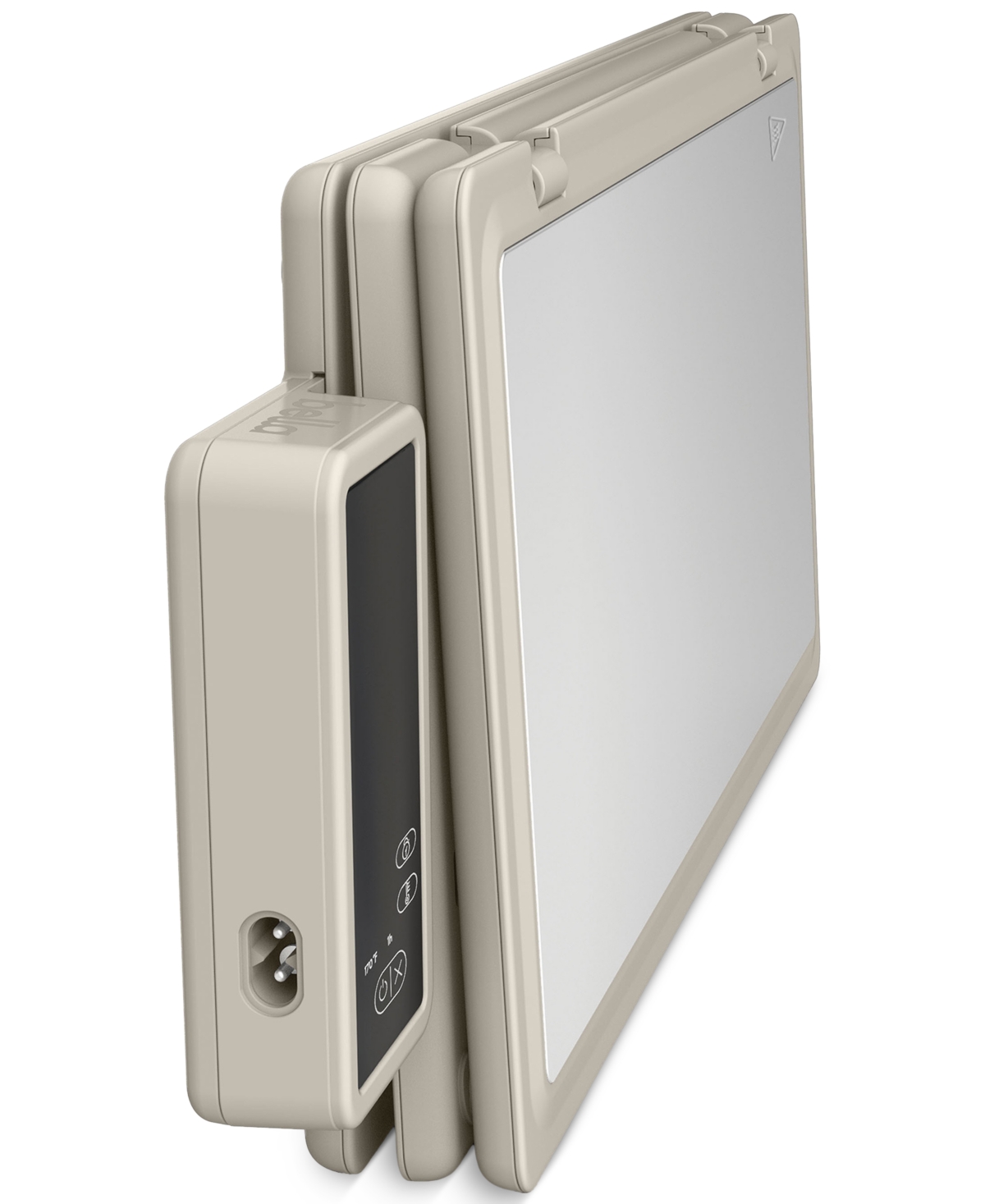 Bella Fold And Store Foldable Electric Warming Tray In Oatmilk
