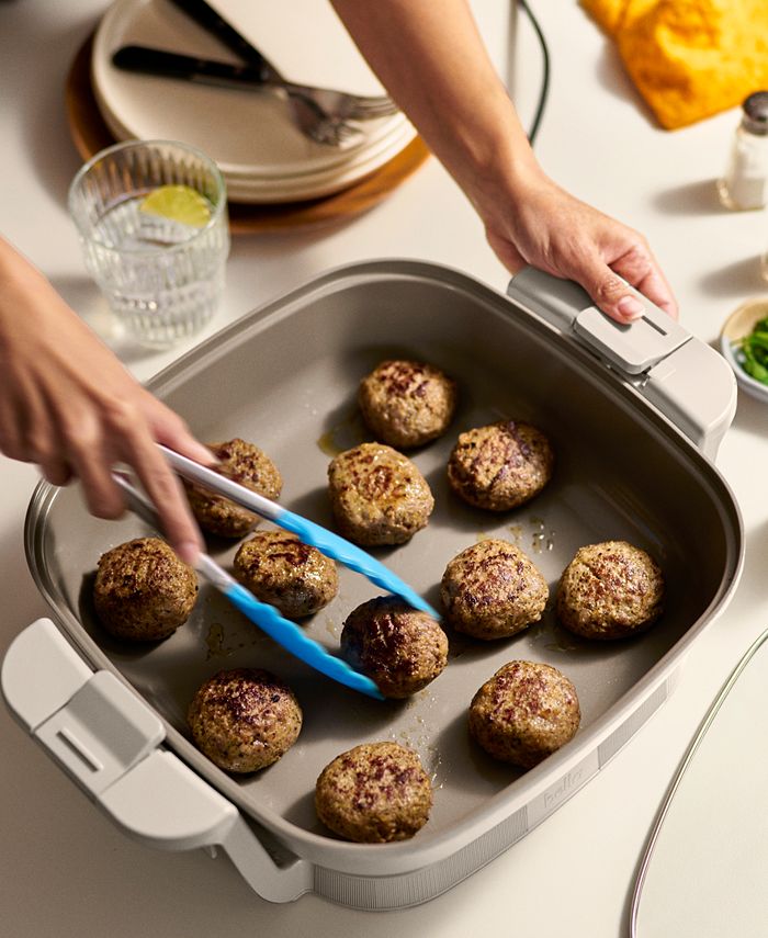 Bella 12 x 12 Make and Take Electric Skillet - Ivory/Cream