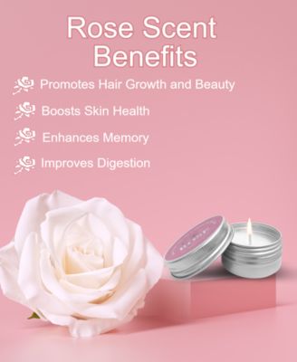 10-Pc. Mini Sandalwood & Rose Soy Wax Travel Candles Gift Set