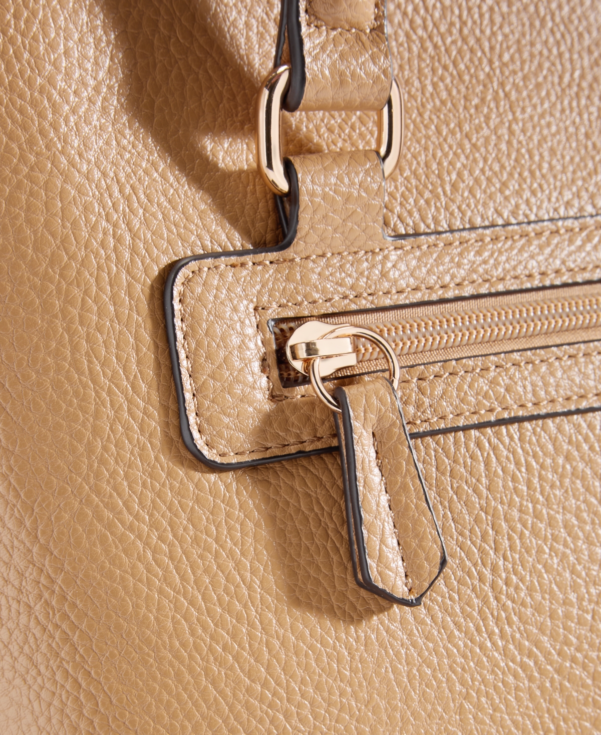 Macy's Pebble Tulip Large Tote, Exclusively At  In Brown