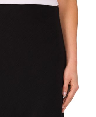 CeCe Women's Flared Bias Midi Skirt