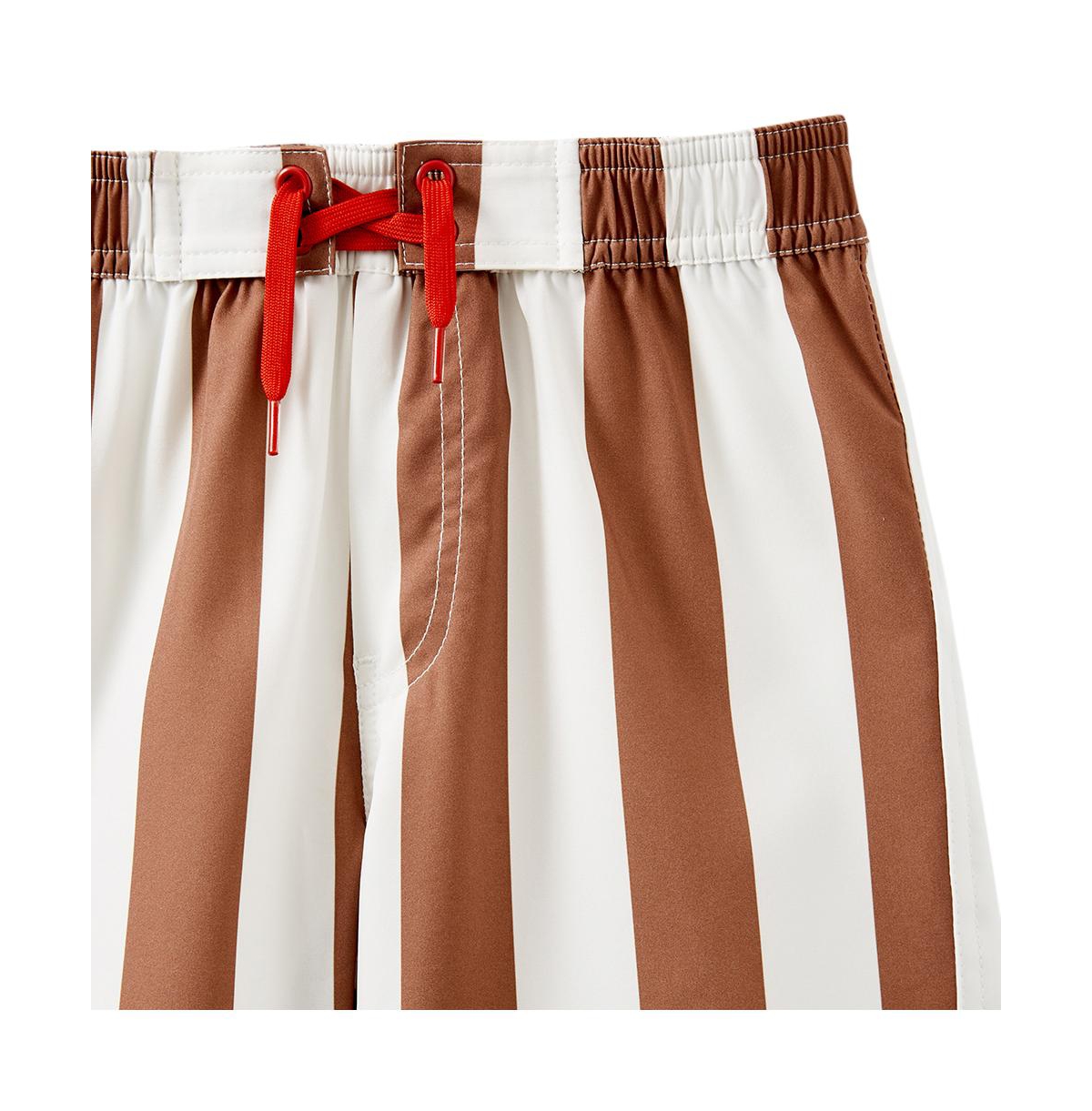 Cotton On Boys Bobby Stretch Board Short -vanilla block stripe