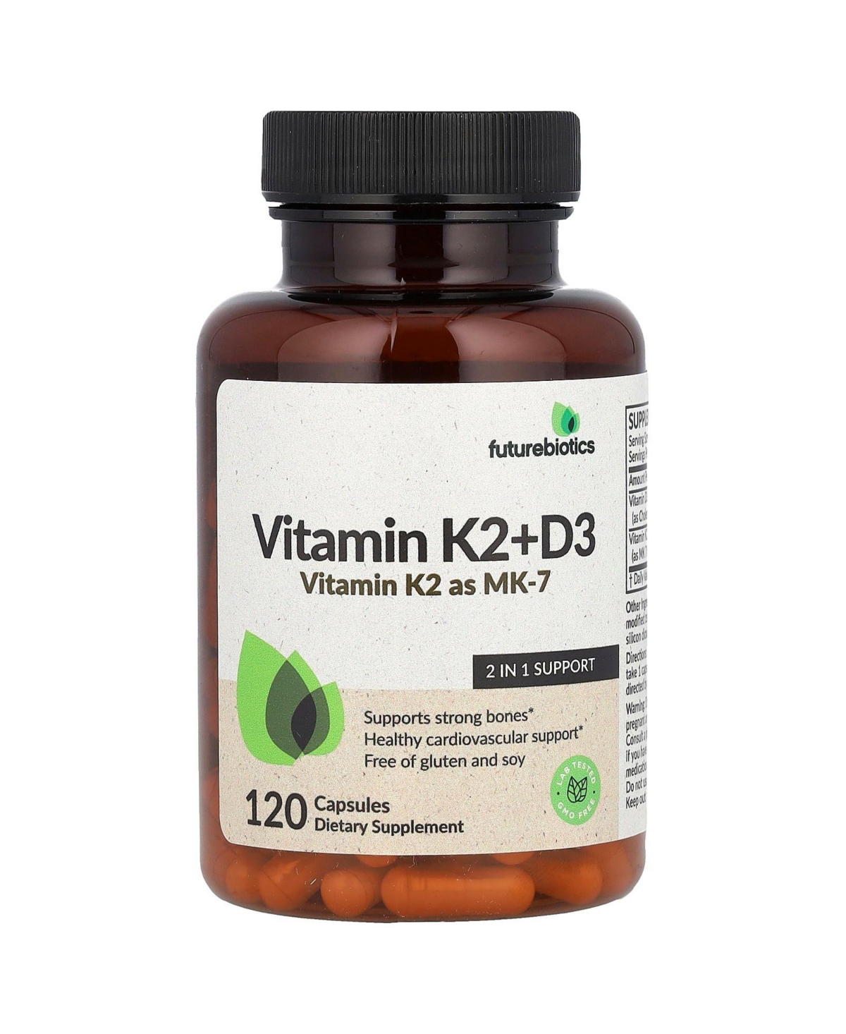 Vitamin K2 + D3 - 120 Capsules