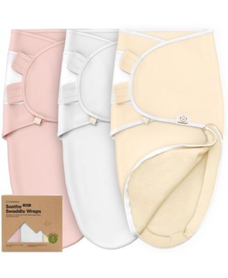 3pk Soothe Zippy Baby Swaddles 0-6 Months, Newborn Sleep Sacks, Zipper Swaddle, Wearable Swaddle Blanket