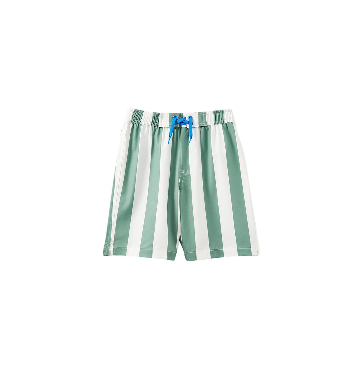 Cotton On Boys Little/Big Bobby Stretch Board Short -vanilla block stripe
