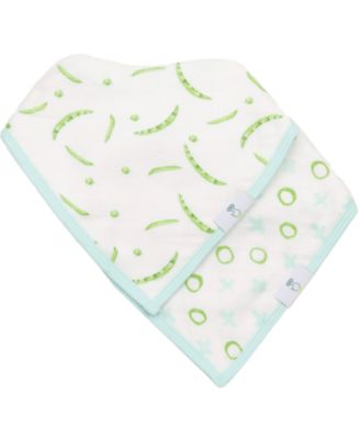 GooseWaddle Slice Slice Baby And Pizza 2 Pack Muslin Terry Cloth Bib Set - Variety 25$
