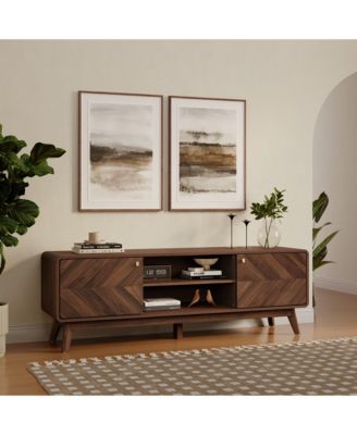 Columbia Engineered Wood 63-Inch Wide Credenza TV Stand with Storage