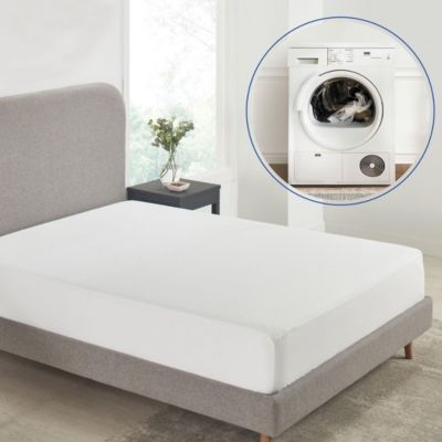 Premium Waterproof Mattress Protector for Twin Size Bed -Soft, Cool, Noiseless, Fitted Mattress Cover, 8-20 inch Deep Pockets by California Design Den