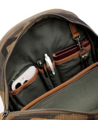 Mountain Leaf Utility Bee-Wax Canvas Backpack