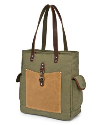 Valley and Sky Large Canvas Tote Bag