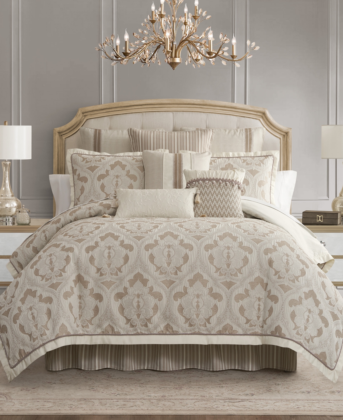 Waterford Arderra 4-pc. Comforter Set, California King In Ivory
