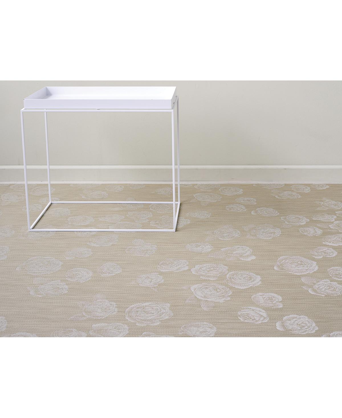 CHILEWICH MARTHA STEWART ROSETTE RUG, 46"X72"