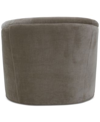 Lelina Fabric Swivel Chair, Exclusively at Macy's