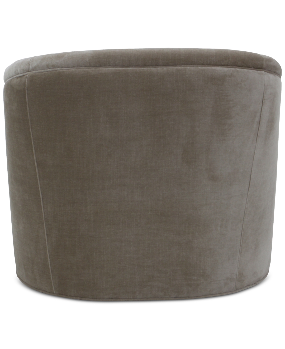Macy's Lelina Fabric Swivel Chair, Exclusively At  In Biscotti