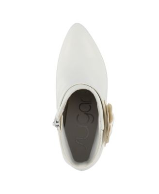 Women's Evvie Bloom Block Heel Dress Booties