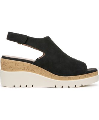 Women's Giselle Peep Toe Slingback Wedge Sandals