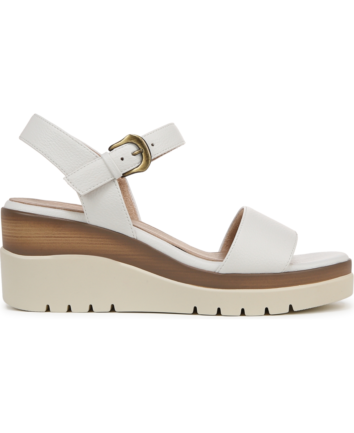 SOUL NATURALIZER WOMEN'S GRACIELA ROUND OPEN TOE WEDGE SANDALS 