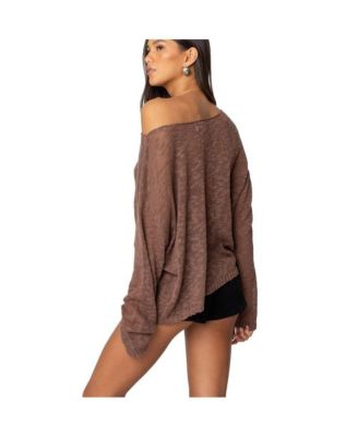 Women's Bri Oversized Boat Neck Sweater
