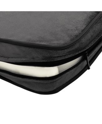 Dog Sofa 31.9"x16.9"x12.2" Faux leather (100% polyurethane) and plush (80% polyester, 20% cotton)