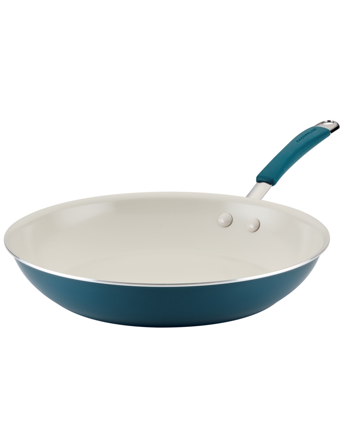 Rachael Ray Cucina Ceramic Nonstick 12.5" Frying Pan In Marine Blue