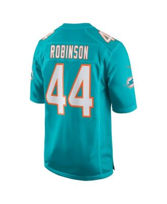 Men's Chop Robinson Aqua Miami Dolphins Player Game Jersey