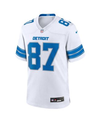 Men's Sam LaPorta White Detroit Lions White Game Jersey