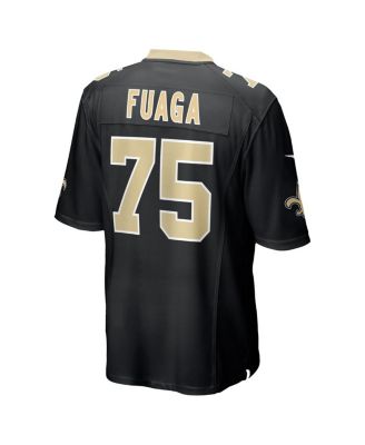 Men's Taliese Fuaga Black New Orleans Saints Player Game Jersey