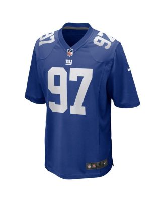 Men's Dexter Lawrence II Royal New York Giants Team Game Player Jersey