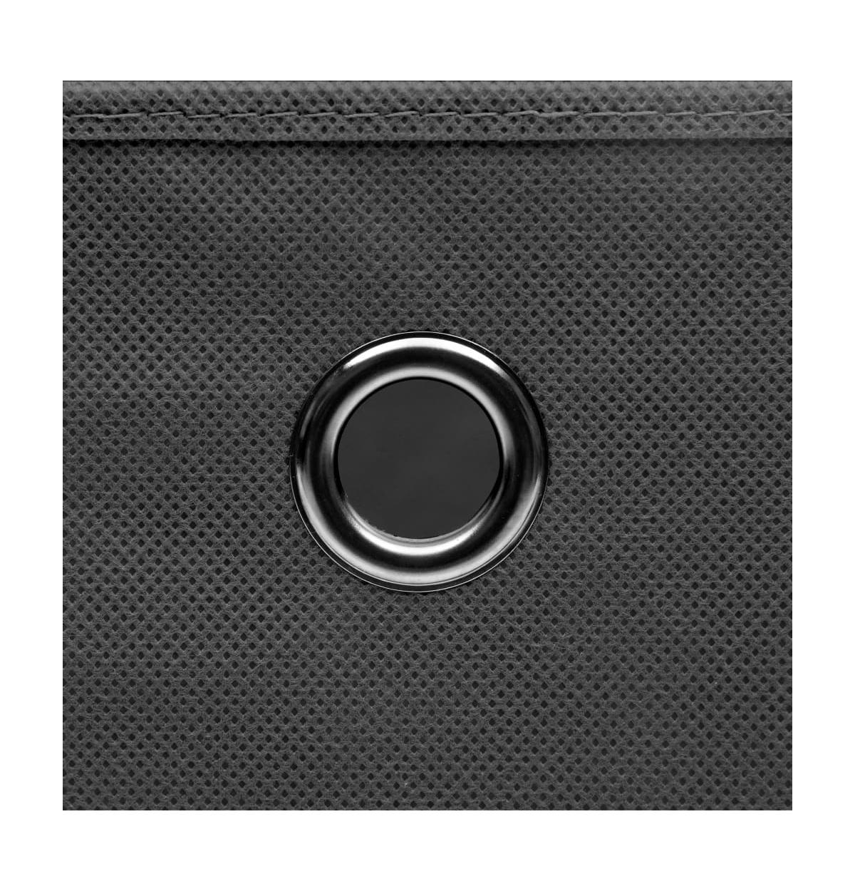 vidaXL Storage Boxes with Lids 4 pcs Gray 12.6
