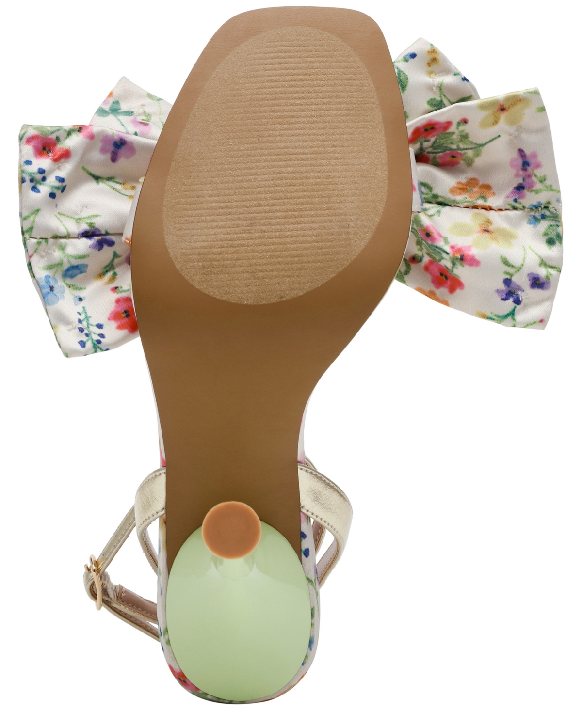 BETSEY JOHNSON WOMEN'S DENLY BOW TWO-PIECE STILETTO DRESS SANDALS 