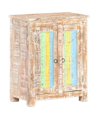 Sideboard 24"x13.8"x29.9" Rough Acacia Wood