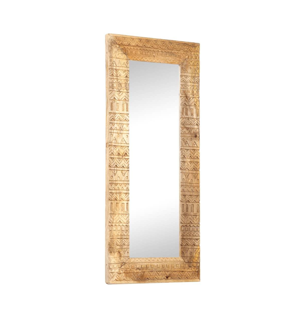 vidaXL Hand-Carved Mirror 43.3
