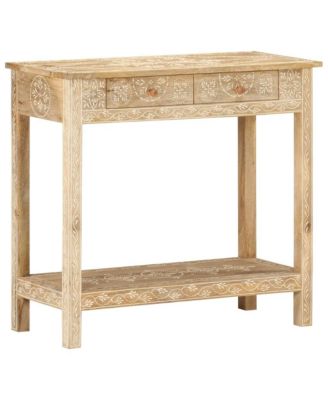 Console Table 31.5"x13.8"x29.1" Solid Mango Wood