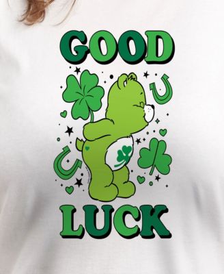 Plus Size Trendy Care Bears Good Luck Graphic Crew Neck T-Shirt