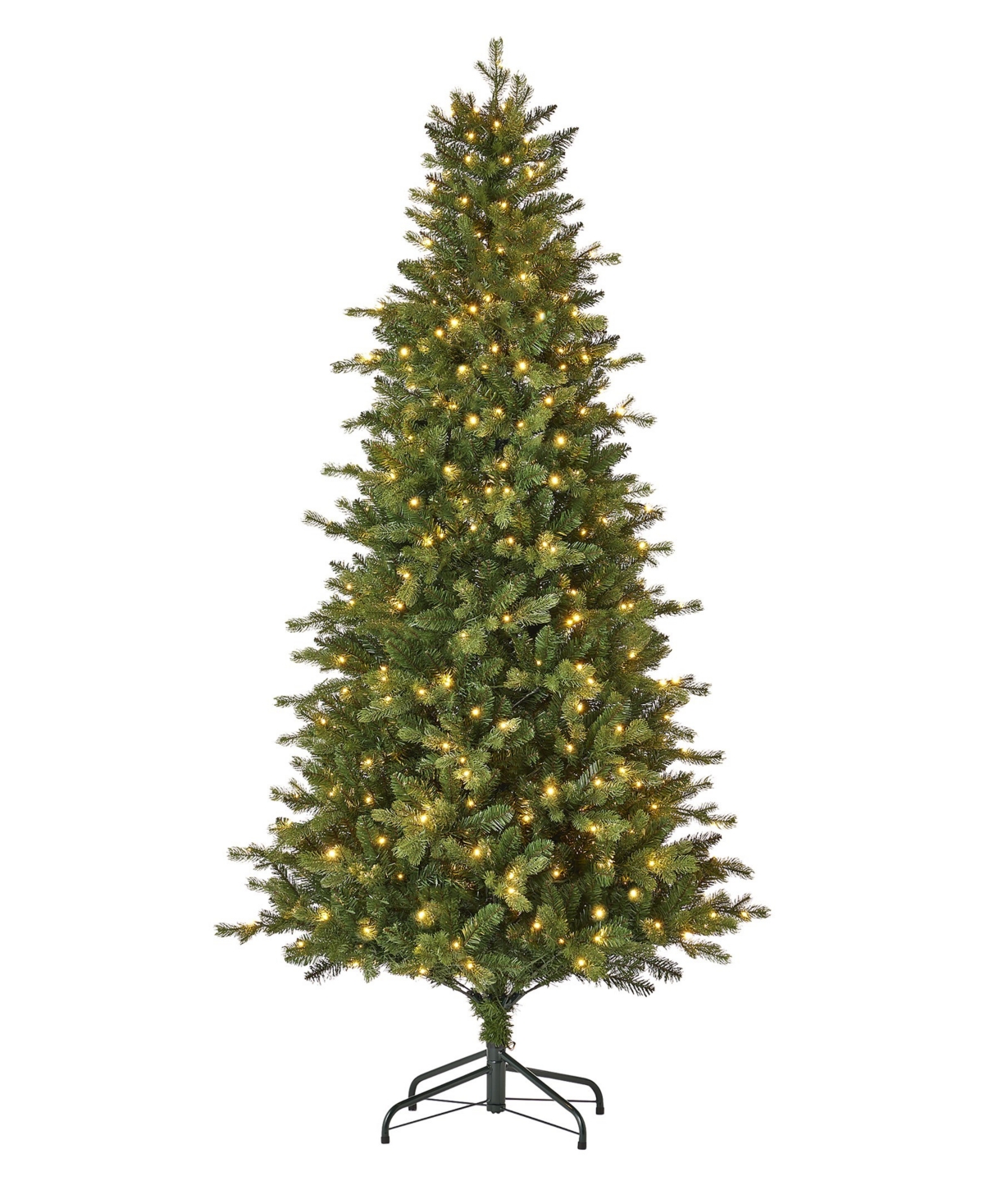 6ft Palmetto Pine Tree, 350 Dual Led Lights - Green
