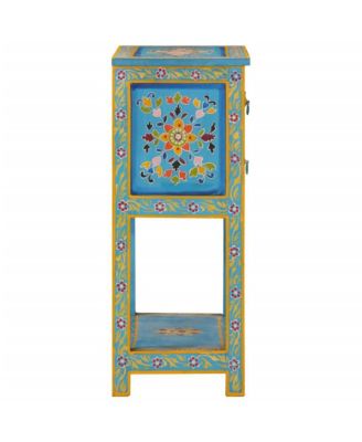 Sideboard Turquoise 21.7"x11.8"x29.9" Solid Wood Mango