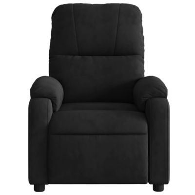 Massage Recliner Chair Black Microfiber, metal, plywood Standard
