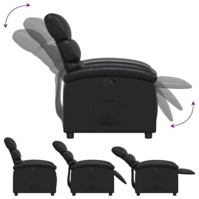 one piece  Faux Leather Recliner Chair