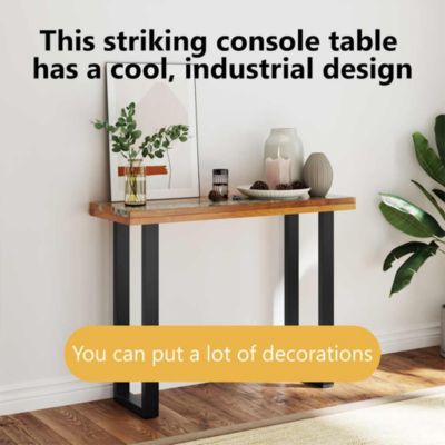 Console Table Teak 39.4"x13.8"x29.5"