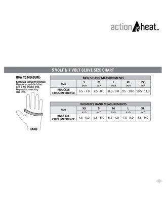 7V Everyday Battery Heated Gloves - Women's - Black - XL